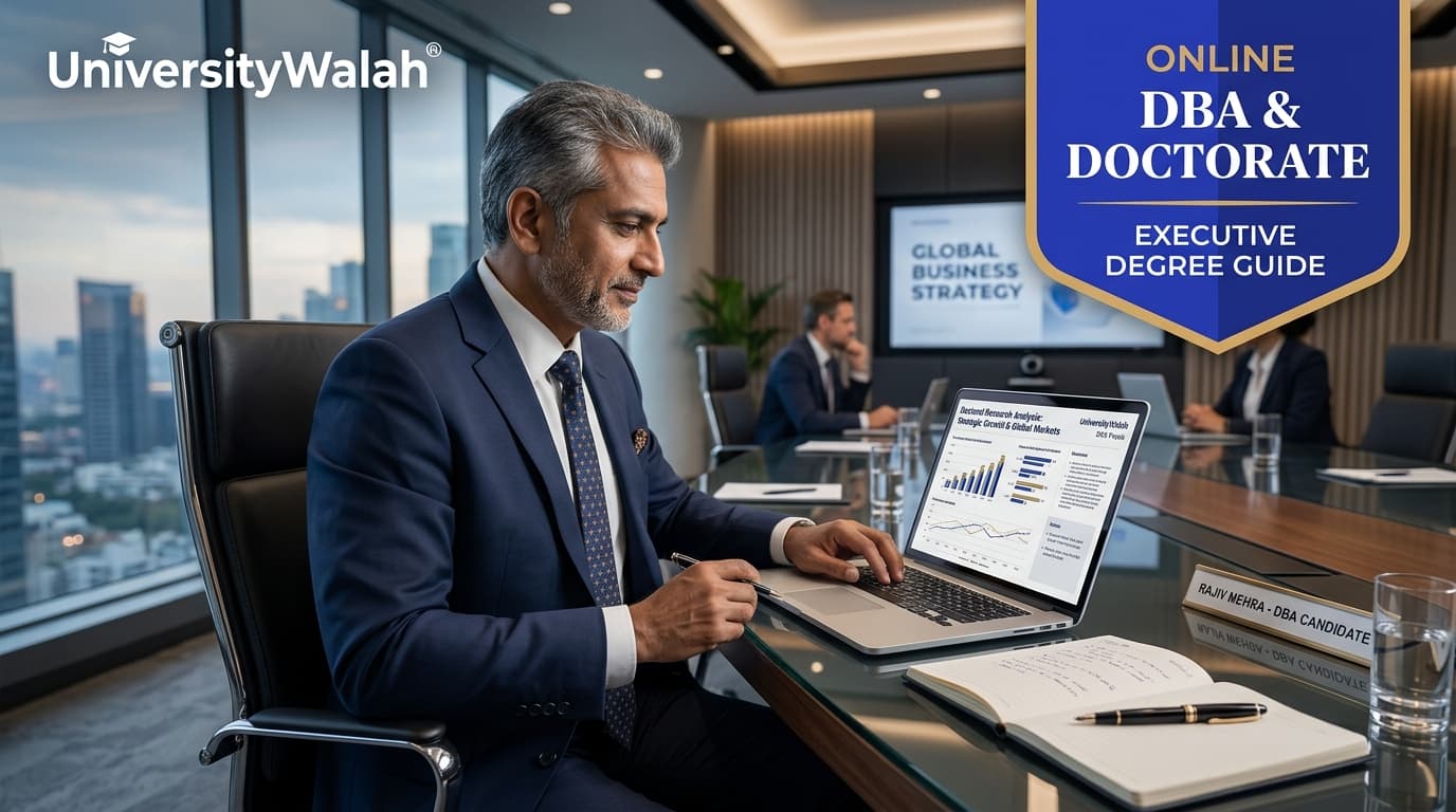 Doctorate & Online DBA Degree Guide 2026 - UniversityWalah