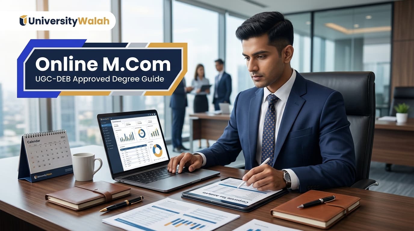 Online M.Com Degree Guide 2026 - UniversityWalah