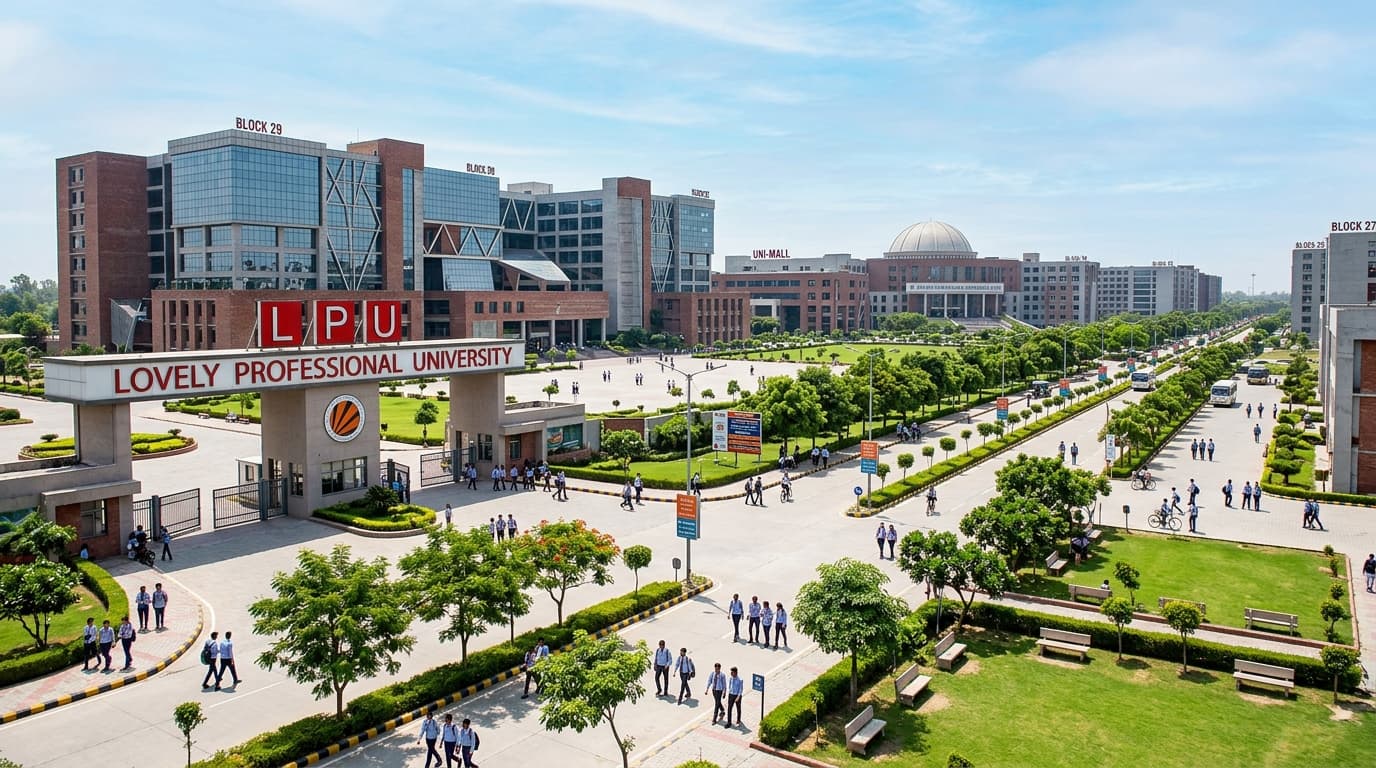 Lovely Professional University Online campus banner