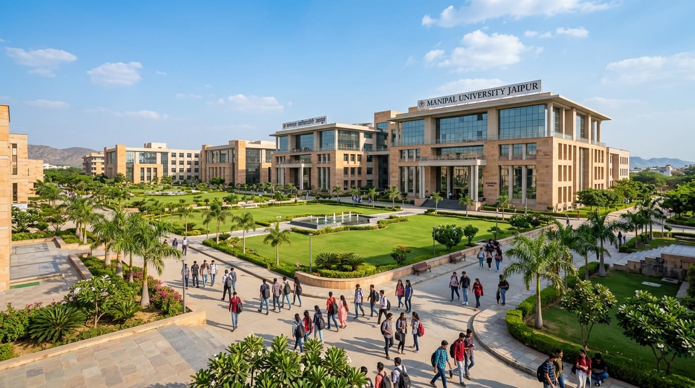 Manipal University Jaipur Online campus banner